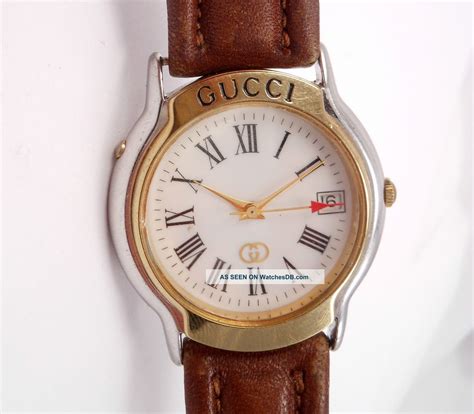 gucci vintage watch band|vintage gucci watch leather band.